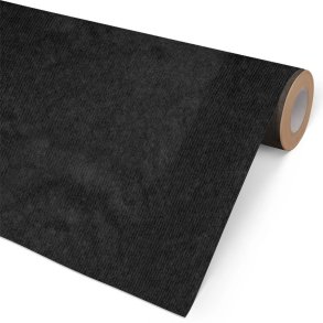 Sort kraft gavepapir, 57cmx154m - 1 rulle