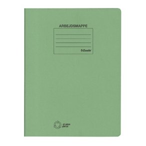 Arbejdsmapper - A4 recycled Green 25 stk