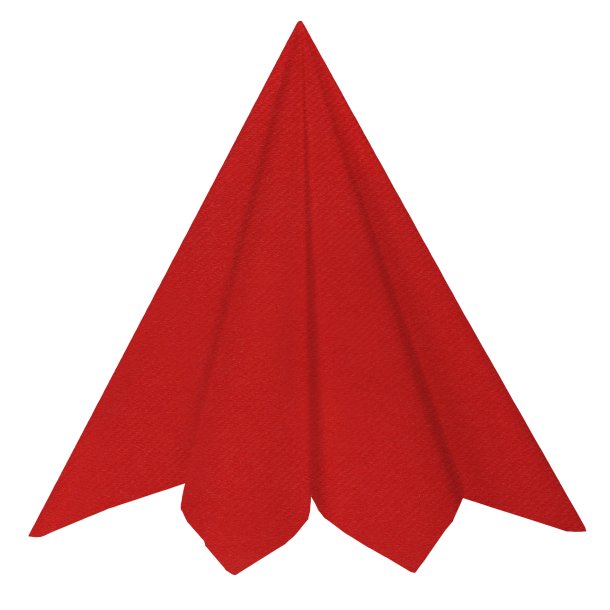 Servietter Airlaid R�de - 20 stk