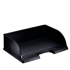 Brevbakker - Leitz Plus Jumbo letter tray landscape Black 4 stk