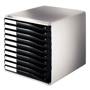 Skuffekabinet - Leitz Form set 10 drawers A4 sort