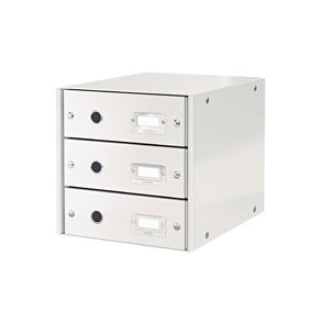 Skuffekabinet - Leitz 3 drawer White