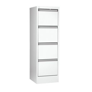 H�ngemapper - Filing cabinet vertical A4 4 drawer White