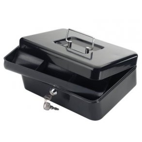 Pengekasse Sort - 250x180x90mm