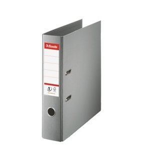 Brevordner - Esselte PP A4/75mm Grey - FSC 10 stk