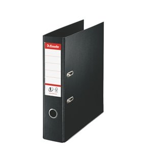 Brevordner - Esselte Power PP A4/75mm Sort 10 stk