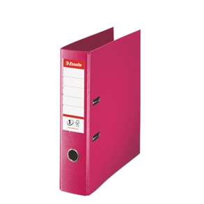 Brevordner - Esselte A4/75mm Fuchsia 10 stk