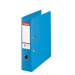 Brevordner - Esselte LAF PP A4/75mm lys bl 10 stk