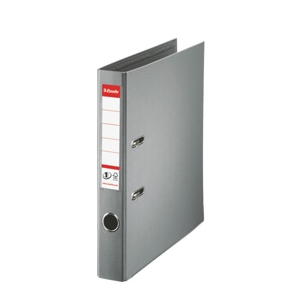 Brevordner - Esselte PP A4/50mm Grey 10 stk