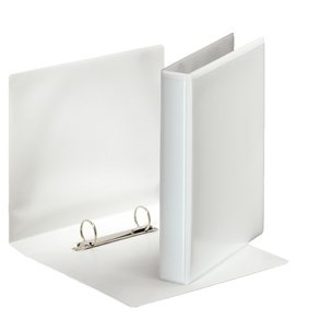 Panoramabinder - Esselte A5 2DR/25mm w/2 pock Hvid 12 stk