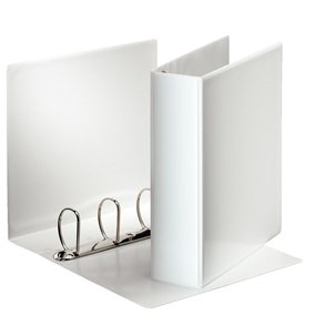 Panoramabinder - Esselte A4 4DR/60mm w/2 pock. Hvid 10 stk