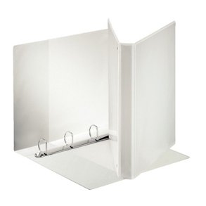 Panoramabinder - Esselte 4DR/20mm w/3 pock. Hvid - 10 stk