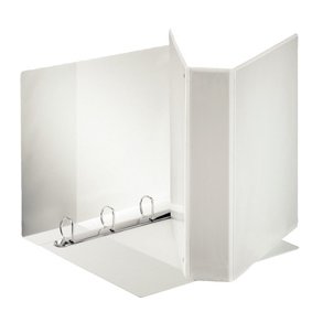 panoramabinder - Esselte A4 4DR/60mm w/3 pock. Hvid 10 stk