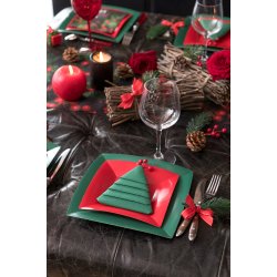 M�rke gr�nne airlaid servietter, 20 stk.