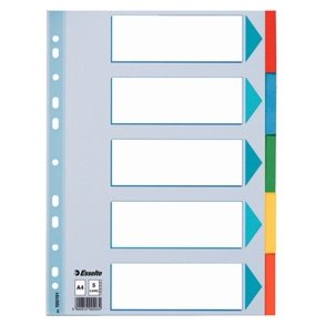 Faneblade - A4 5 tabs Multicolour 10 st