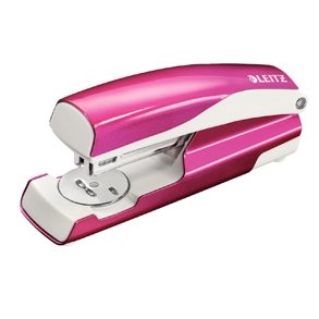 H�ftemaskine - Leitz 5502 Pink Metal - blister 1 stk