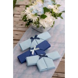 Royal bl� airlaid servietter, 20 stk.