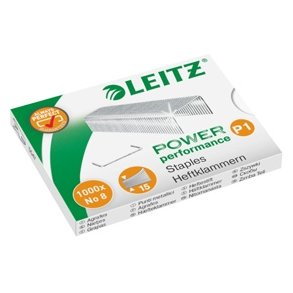 Hfteklammer - Leitz staples No 8, 20 pakker
