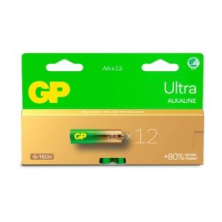 Alkaline AA batteri fra GP - 12-pak