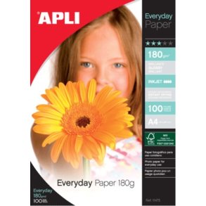 Apli everyday paper 180g, A4 - 100 ark