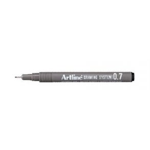 Tegnepen Artline Drawingpen, 0,7 mm sort