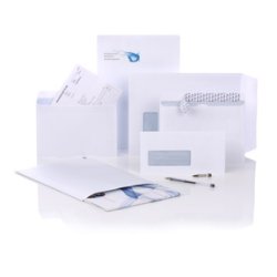 Konvolutter - Bong C5 Mailman Peel&Seal m/window 90g - 500stk