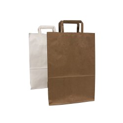 Papir b�repose 16L  - 250 stk. 250x140x360mm brune papirsposer med Hank