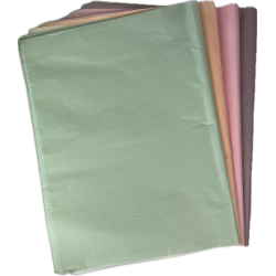 Silkepapir blandet farver nr. 2 50x75 cm. 480 ark. 