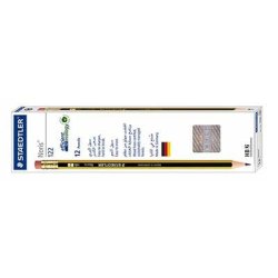 Blyanter Staedtler 122 HB, m/viskelder 12 stk