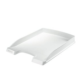 Brevbakke Leitz Plus slim, hvid - 1 stk