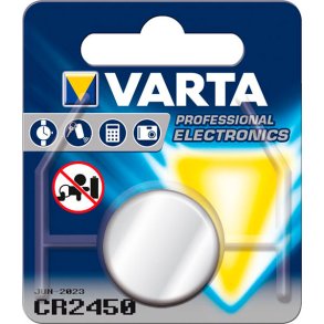 VARTA knapcellebatteri - CR2450,  1 stk.