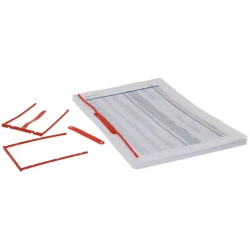 D-Clip arkivclips rd, 80mm - 100 stk.