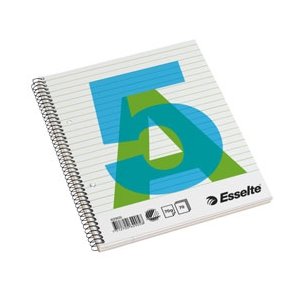 Esselte college pad A5 70g/70 sheets ruled 10 stk
