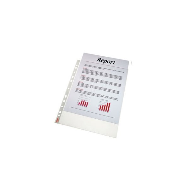 Esselte folder Standard clear textured 105my A5 - 100 stk.