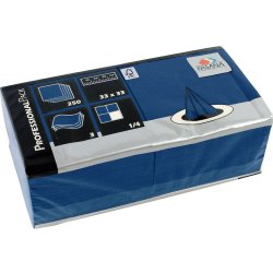 Servietter 33x33 cm 3-lags, bl� 250 stk