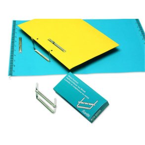 Fastners 80mm med split og overligger metal - 50 stk.