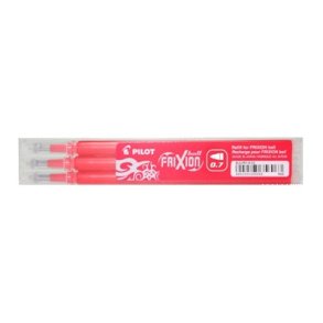 Refill Pilot Frixion click, r�d 07 pk. a 3 stk.