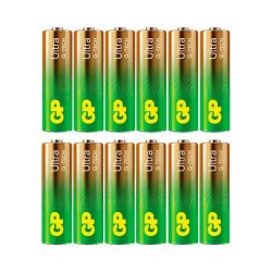 Alkaline AA batteri fra GP - 12-pak