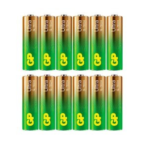 Alkaline AA batteri fra GP - 12-pak