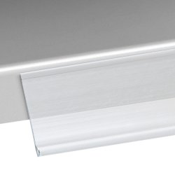 Hyldeforkant m/ tape Transparent 39x1000 mm 5 stk.