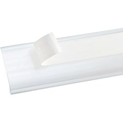 Hyldeforkant m/ tape Transparent 39x1000 mm 5 stk.