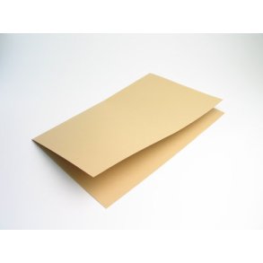 Indl�gsmappe natur folio, m/forskudt kant - 100 stk.