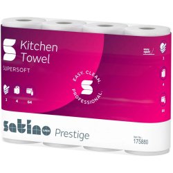 K�kkenrulle 3-lag hvid Prestige - 32 ruller