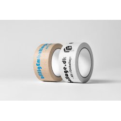 Logotape 1 farve - papir pakke tape - 108 ruller