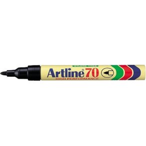 Marker Artline 70 sort 1,5 mm sort 12 stk