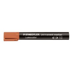 Marker Staedtler brun 350-7, skr� spids - 10 stk