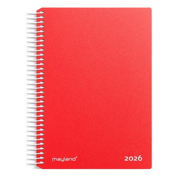 Mayland 2026 kalender, 1-Dags Spiral - Rd
