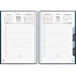 Mayland 2026 kalender, 1-Dags Spiral - Bl
