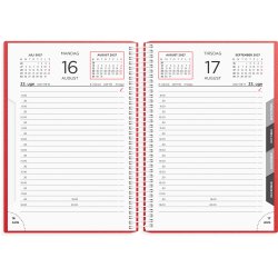 Mayland 2027 kalender, 1-Dags Spiral - R�d