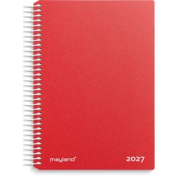Mayland 2027 kalender, 1-Dags Spiral - R�d